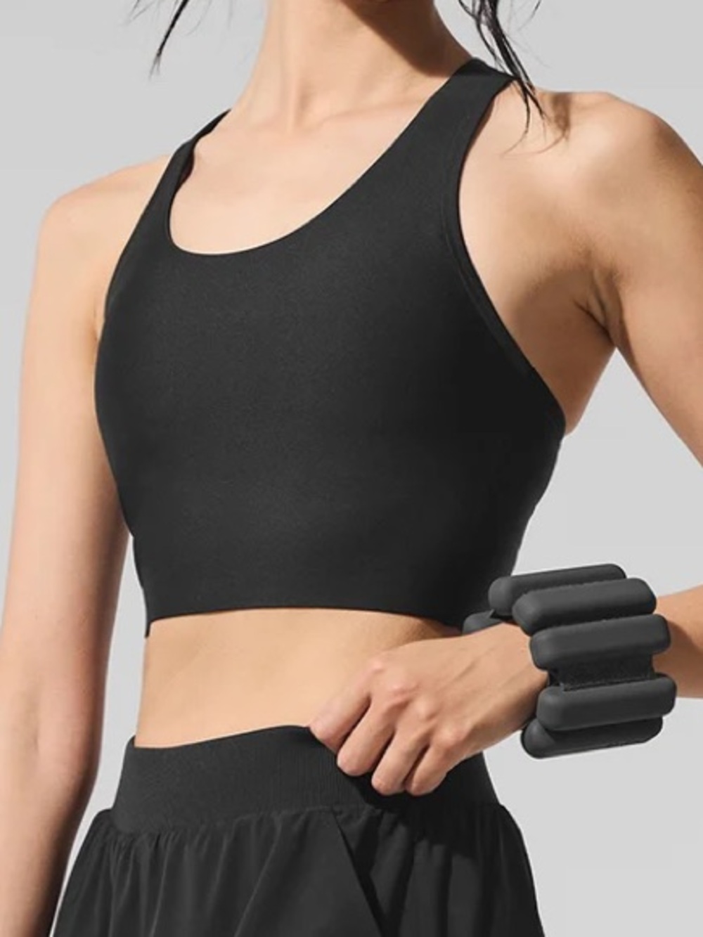 ALO Yoga Airlift Super Sleek Bra Tank | Black
